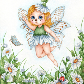 Fairy over the Meadow
