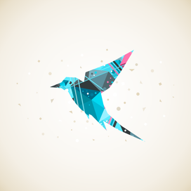 Абстракция птица