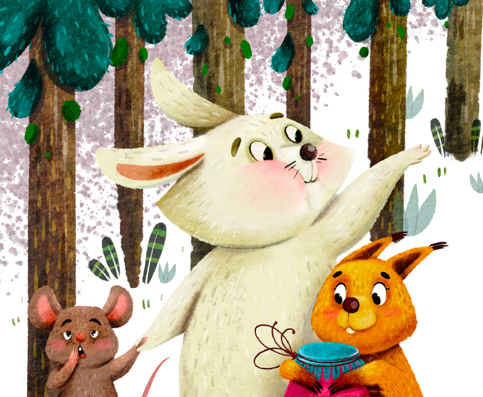 фрагмент иллюстрации из книги про пчелу.  Изд-во Альпина