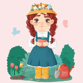 Девочка весна