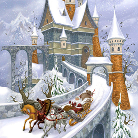 Избушка Деда Мороза (Новый год)