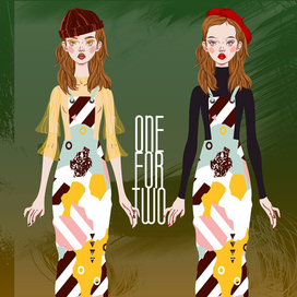 Эскизы образов для клиентки