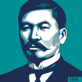 Серия портретов известных казахских деятелей