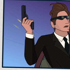 Комиксы для 2д вставки. Серия "Шпионские игры"