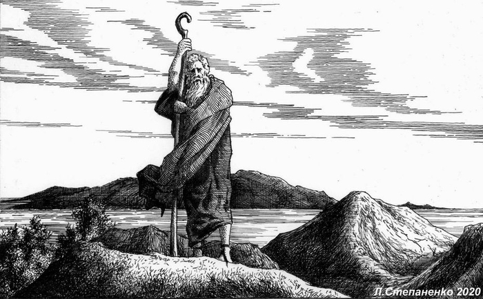 Моисей на горе Нево