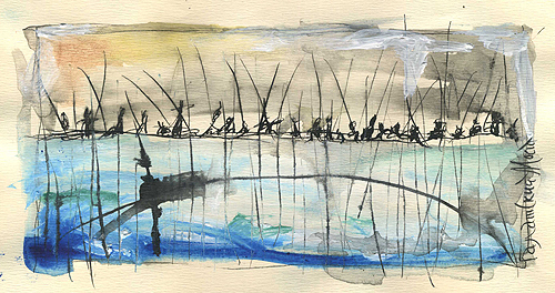 зарисовки Галатского моста