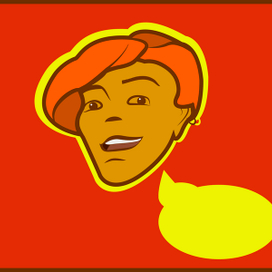 лицо на плакат