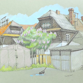 Бузок та киця (сирень и киса)