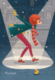 Рыжая овца и желтая уточка