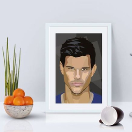 векторный портрет, WPAP