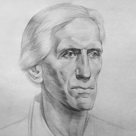 Академический рисунок. Портрет мужчины