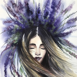 Лавандовый колпак 