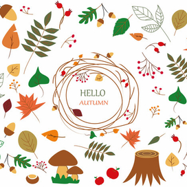 Иллюстрация на тему осени