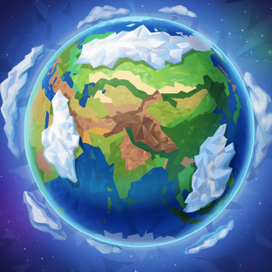 Планета в космосе