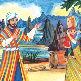 Иллюстрация к сказке "Злой хан"