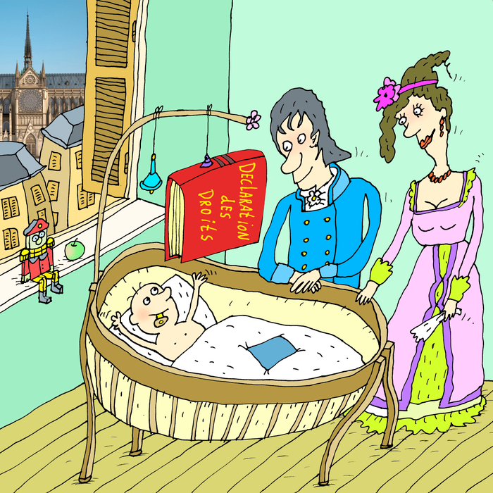 Илюстрация для календаря по правам человека