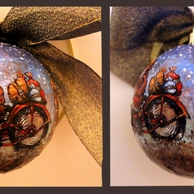 Дед Мороз-байкер