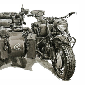 мотоцикл BMW R75 Sahara