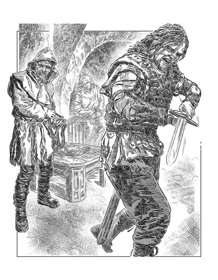 ВЕРХОВНЫЙ ЖРЕЦ АЙРИГАЛЯ, ИЛЛ.№05 - Встревоженная стража...