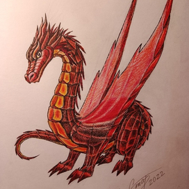 Дракайна по прозвищу Пламенеющая Готика