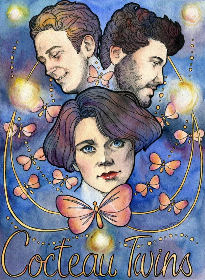 Плакат Cocteau Twins