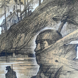 Иллюстрация кновой книге А.Варенника.Озеро добрых духов.