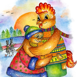 Зимним вечером