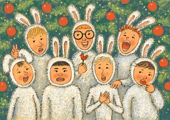 Хор мальчиков-зайчиков