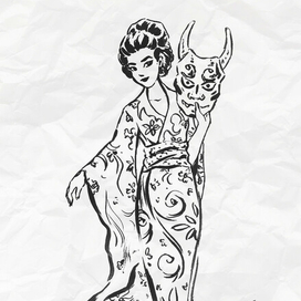 Shape-shifter geisha