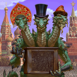 Иллюстрация для обложки группы " ZMEY GORYNICH"