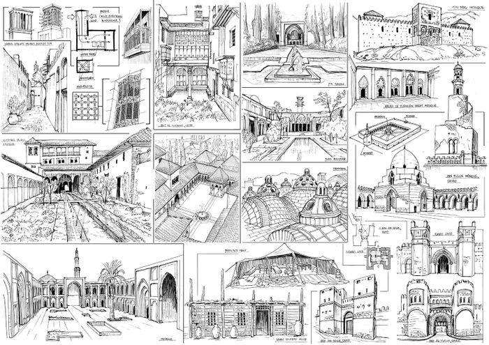 Архитектура Ближнего Востока. Экстерьер