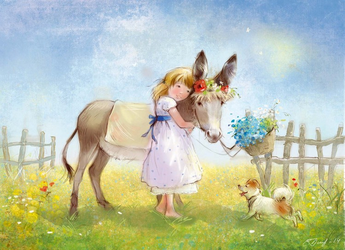 мой милый ослик