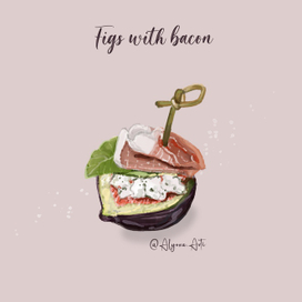 Инжир с беконом