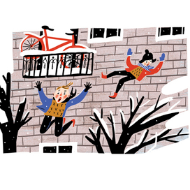 падение в зиму