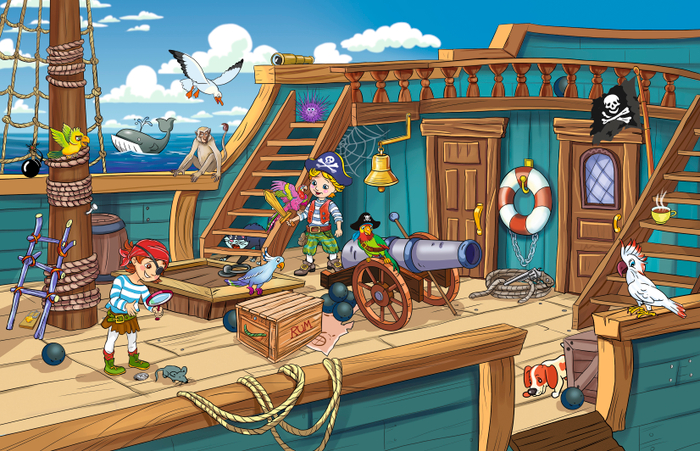 Пиратский корабль