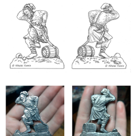 Казак пляшет.