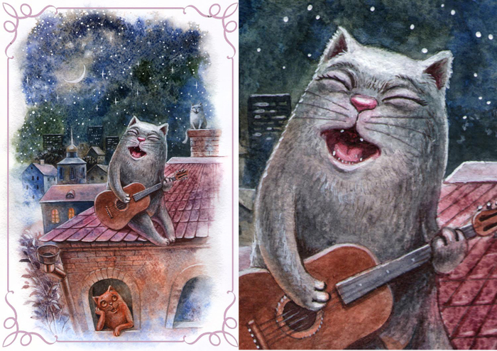 ...для "There once was a cat"