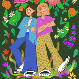 Открытка для флористического онлайн магазина