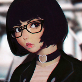 Anime style portrait