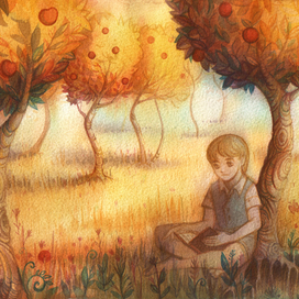 яблочный сад