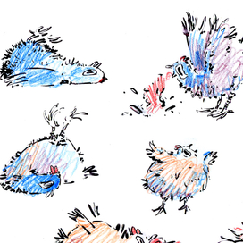 Персонажи к "Роковым яйцам" Булгакова