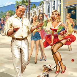 Берлускони в Ялте