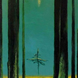 "Forest Gothic" (Original painting by K. Vasiliev, 1973) ) (2019)