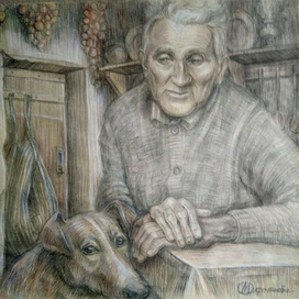 "Бобыль и Жучка" по рассказу С.Есенина