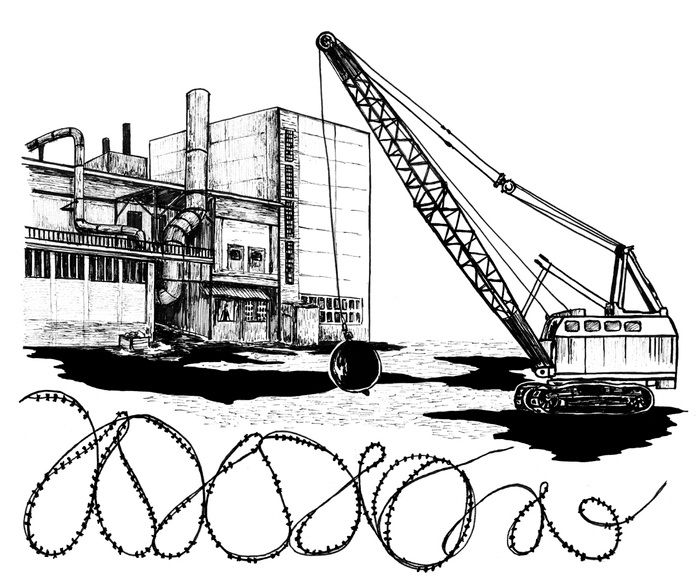 Иллюстрация для романа Дэвида Алмонда "Небоглазка"
