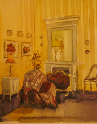 этюд интерьера