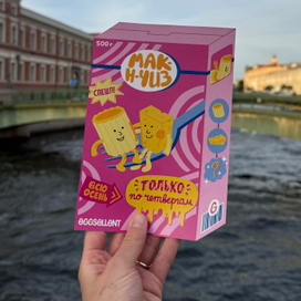 Cпешл-меню мак-н-чиз для кафе Eggsellent