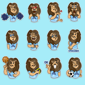 стикеры персонаж