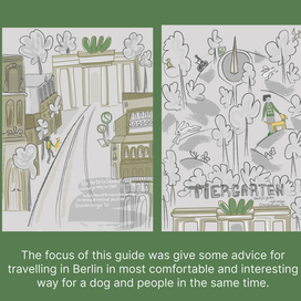 Гид по Берлину - векторная графика