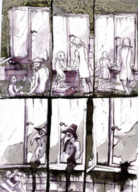 Одна из страниц комикса. 'Жива?'